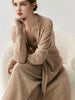 100% Cashmere Knitwear Women Long Cardigan Sweater Open Stitch Casual Simple Long Cardigan Coat Spring Autumn Winter Long Shawl