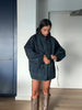 Elegant Plaid Hooded Windproof Slim-fit Jacket Adjustable Belt Long Sleeves Versatile Coat Lady Casual Street Outerwear