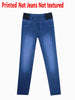 Ladies Printed Denim Tight Pants Seven-Foot Tight Jeans Autumn Winter Style Women's Slim Fit Capri Pants