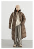 Women Down Coats Long Thick Warm Down Jackets Overcoat White Duck Down Loose Casual Jacket Autumn Winter