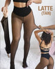 1Pc Warm Thermal Tights Pantyhose Women Autumn Winter Plus Size Fleece-Lined High-Waisted Black Sheer One Line Crotch Leggings