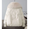 Winter Down Jacket Women Parkas High-Quality Warm Fur Collar Cotton Padded Coat Ladies Short Female Outerwear