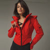 Elegant Cotton Warm Women's Jacket Autumn Winter Loose Full Sleeve Zipper Stand Collar Thicken Coats Waist Outwear Lady