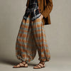 Women Baggy Balloon Pants Bubble Pleated Oversized Bloomers Wide Leg Lantern Harem Bloomer Pants