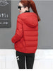 Winter Women's Cold Coat Parkas Hooded Padded Jacket Cropped Jacket Plus Size Long Sleeve Top Korean