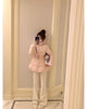 Chic Women's Cotton Padded Jackt with Large Fur Collar Waist-Cinching Mid-Length Parkas Korean Warm Commute Outerwear