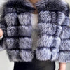 Woman Real Fox Fur Shawl Vest Jacket Fluffy Fur Cape Natural Fur Poncho Fur Lady Scarf Wrap Coat Shawl Wedding Party Clothing