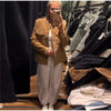 Vintage Suede Jackets Women's Full Sleeves Single-breasted Waist-cinching Stand Collar Coats Ladies Autumn Outwear