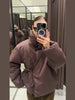 Buttoned Tie-Waist Stand Collar Puffer Jacket Solid Long Sleeve Winter Cozy Warm Women Outerwear Chic Casual Lady Coat