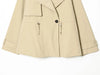 Women's Spring Retro Adjustable Waist Lapel Short Trench Coat Female High Street Casual Long Sleeve Windbreaker Mujer
