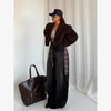 Solid Turn-down Collar Full Sleeve Coat Women Double Breasted Short Blazer Spring Lady Daily Casual Street Outfit