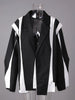 Women Black Irregular Color-block Big Size Blazer Lapel Long Sleeve Jacket Tide Spring Autumn 1DF308001