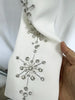 High Street Designer Party Vestido Women's Rhinestone Diamonds Beaded Split Long Maxi Dress