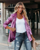 Sequins Blazers Women's Suit Jacket Casual Long Sleeve Glitter Suits Party Wear Shiny Lapel Coat Rave Outerwear