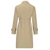 Women's Windbreaker Extra Long Button Cardigan Long Sleeve Belt Casual High Street French Jacket Female's Coat