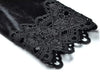 Women's Velvet Maxi Dress Hollow out Stand Collar Half Sleeve Elegant Party Spring