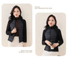 Women's Short Lightweight Down Cotton Coat Autumn Winter Stand-up Collar Zipper Puffer Parkas Jacket Casual Windproof