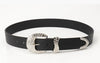 American Y2K Retro Rhinestones Belt Women Punk Hip Hop Rock Style Jeans Belts Black PU Leather Needle Buckle Belt