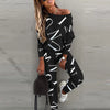 Urban Style Women's Casual Long Sleeve Printed Set Pants Autumn Comfortable Streetwear Outfit