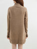 Turtleneck Sweater Women's Pullovers 100% Merino Wool Long Sweater Dress Fall Winter Warm Long Sleeve Knit Jumper Female Dresses