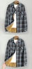 Winter Plus Velvet Thick Warm Plaid Shirt Coat Women Harajuku Long Sleeve Casual Check Blouse Thermal Fleece Woman Outwear