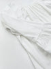 Parc Fee Casual Loose White Women Dress Elegant U-Neck Long Sleeve Floor-Length Dresses Simple Oversize Solid Female Dress
