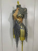 Sexy Performance Stage Costume Sparkly Rhinestones Tassel See-Through Dress Women Bars Nightclub Party Latin Dance Dress