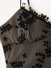 Jacquard Vintage V-neck Dress for Women Autumn Women Temperament Sling Slim Long Dress Female Bodycon Dress