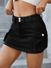 Streetwear Solid Color Cowboy Tight Skirts Women Pocket Design Sense Package Hip Slim Denim Mini Skirt Female Spring