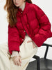 115.2G Filling Amount Stand-up Collar Chinese Style Down Coat For Women Jacquard Warm Casual Jacket 24FS14068