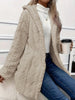 Winter Warm Long Sleeve Cardigan Hooded Women Coat Casual Elegant Long Outwear