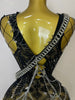Stock Sexy Pin Decoration Fringe Beading Short Party Dress Women Hollow Out Nightclub Performance Singer Costume