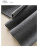 Thick Warm Knitted Casual Chic Basic Soft Elastic High Waist Women's Pants Korean Straight Ankle-Length Pants For Women