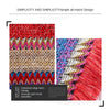 Coat Overlays Winter Warm Mongolian Poncho Ethnic Style Striped Knitting Wraps Polyester Pullover Tassel Shawl for Women