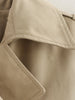Ladies Vintage Cropped Trench Spring Autumn Jacket Women Streetwear Double Breasted Long Sleeve Top Female Chic Coat Outfits