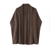 Women 100% Merino Wool Shawl Spring Autumn Sweater Capes Grace Style Cashmere Capes Knitwear Cardigan