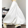 Girls Korean Wide Leg Pants Female Chic Designer High Waist Trousers Lady Baggy Thin Casual Daily Pants