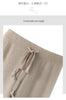 Soft Knitted Pants Women's Autumn/Winter Outerwear Hanging Knitted Wide Leg Pant White Floor Pants Straight Leg Pants