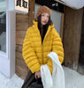 Fall Lightweight Hooded Puffer Jacket Russian Winter Women Zip Up Solid Warm Cotton Padded Outerwear Quilted Coat Куртка