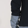 gestring Women Blazer Autumn Denim Stitched Single Breasted Ladies Black Blazer Coat Women's Long Suit Jacket