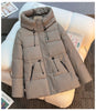 Hooded Parkas Women's Winter Cotton-padded Jackets Mid-length Overcoat Thicken Warm Casual Parkas Streetwear