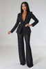 Street Chic Women's Set Long Sleeve Blazer Suit and Mesh Beading Pants Winter Two 2 Piece Set Outfit Tracksuit