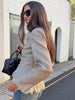 Sophisticated Fitted Suit Coat Chic Casual Button Female Blazer Autumn Daily City Elegant Office Women Streetwear