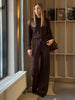 Women's Autumn Winter Knit Cardigan Pants Set Slim Fit Long Sleeve Long Trousers Simple Solid Color Sweater Suit