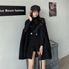 Autumn Winter Plus Size Women Coat Woolen Cloth Cloak Loose Overcoat Female Manteau Femme Hiver Oversize