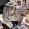 2026Autumn Winter knitted Cardigan Sweater Women Long-Sleeved Zipper High Neck Coat Female Loose Sweater Ladies Tops