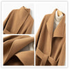Winter Double-sided Woolen Coat Women's Short Hepburn 100% Wool Coat for Women Elegant Clothes Chaqueta Feminine F