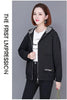 Women'S Clothes Spring Autumn Jacket Top Women Windbreaker Korean Loose Casual Hooded Jacket Ladies All-Match Coat