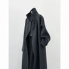 Double-Sided Cashmere Coat For Women In Autumn And Winter, Hepburn Style Woolen Long Coat