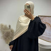 Dubai Corduroy Abaya for Muslim Women Eid Ramadan Modest Dress Loose Large Elegant Gown Islam Clothing Turkey Solid Robe